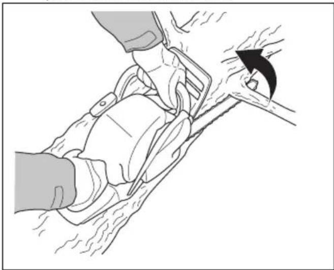 HUSQVARNA 592 XP G - Pour utiliser la technique d'élagage - 4