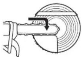 HUSQVARNA 592 XP G - To use the safe corner method - 7