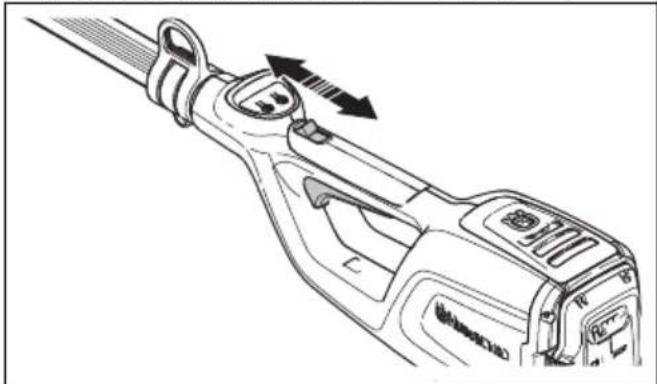 HUSQVARNA 120iTK4H - 检查开关扳机锁 - 3