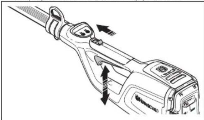 HUSQVARNA 120iTK4H - Kontrola pojistky páčky spínače - 4