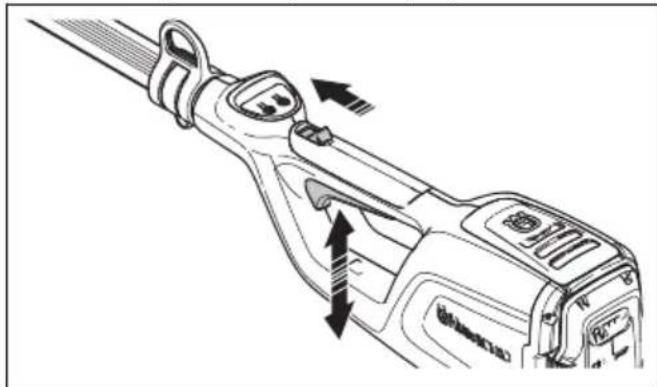 HUSQVARNA 120iTK4H - Piedziņas mēlītes blokētāja pārbaude - 4