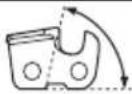 HUSQVARNA 120iTK4H - Saw chain filing and file gauge - 2