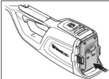 HUSQVARNA 120iTK4H - Aküyü ürüne bağlama - 2