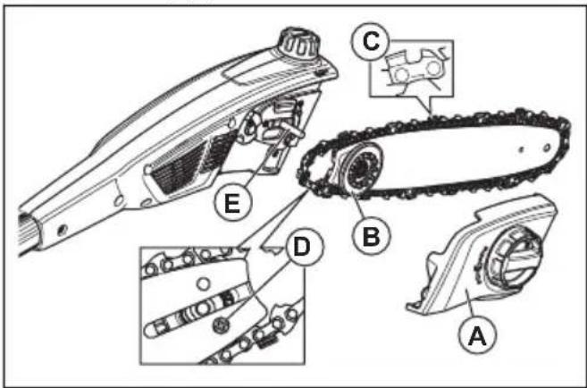 HUSQVARNA 120iTK4H - De zaagketting vervangen - 1