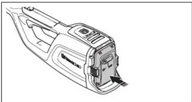 HUSQVARNA 120iTK4H - Para conectar la batería al producto - 2