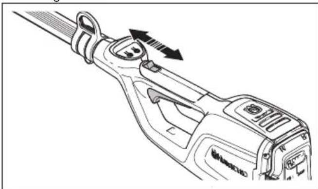 HUSQVARNA 120iTK4H - Piedziņas mēlītes blokētāja pārbaude - 3