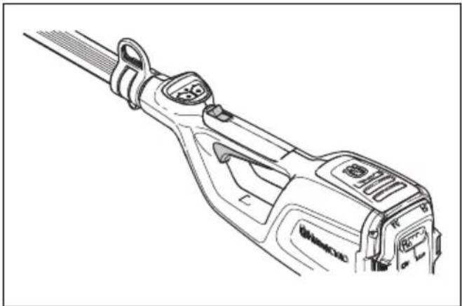 HUSQVARNA 120iTK4H - To do a check of the power trigger lockout - 1
