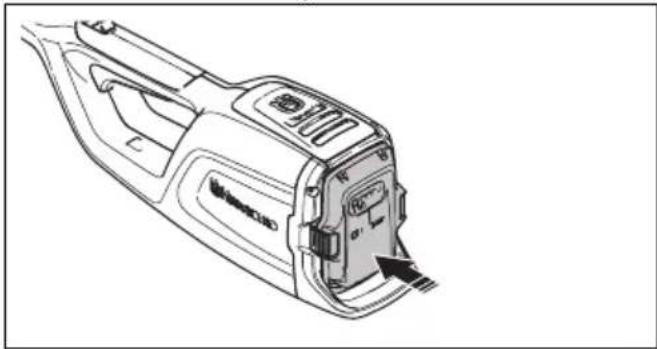 HUSQVARNA 120iTK4H - To connect the battery to the product - 2