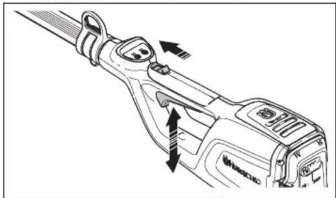 HUSQVARNA 120iTK4H - Toitelüliti lukustuse kontrollimine - 4