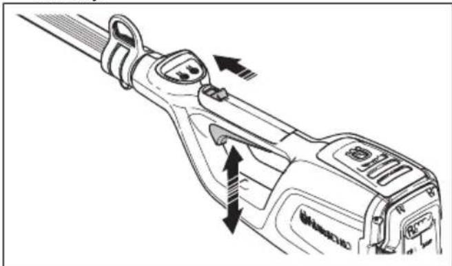 HUSQVARNA 120iTK4H - To do a check of the power trigger lockout - 4