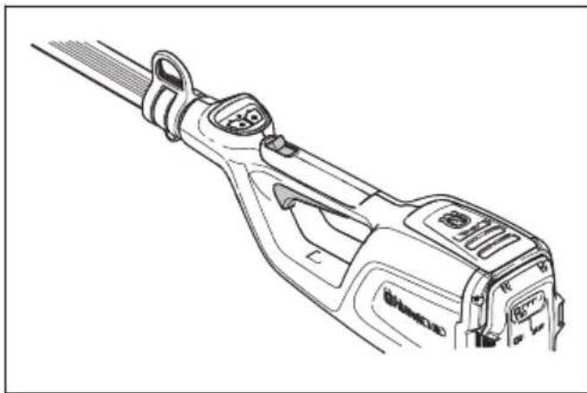 HUSQVARNA 120iTK4H - Kontrola pojistky páčky spínače - 1