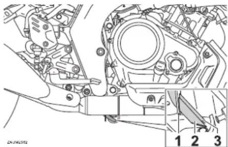 YAMAHA XSR125 (2021) - Durite de mise à l'air du réservoir de carburant et durite de tropplein - 1