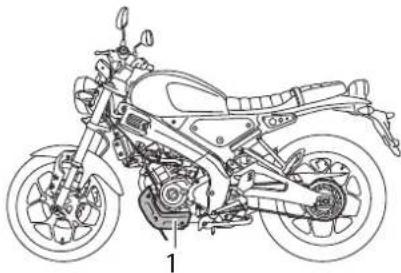 YAMAHA XSR125 (2021) - Dépose et repose des carénages - 1