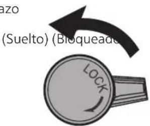 PANASONIC SL100C - Suelte el bloqueo del brazo. - 1