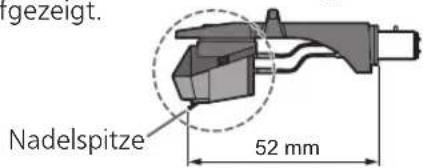 PANASONIC SL100C - Anbringen des Tonabnehmers - 2