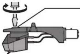PANASONIC SL100C - Anbringen des Tonabnehmers - 4