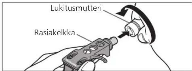 PANASONIC SL100C - Rasiakelkan kiinnittäminen - 1
