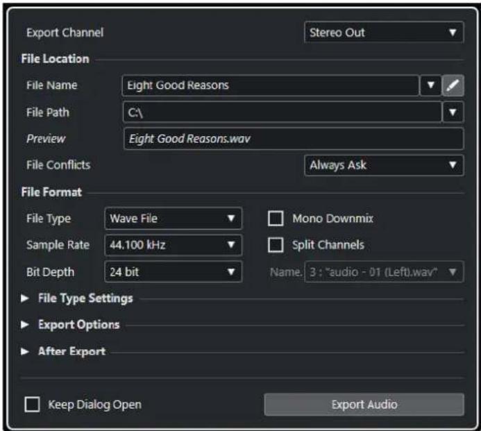 STEINBERG Cubase Elements 10.5 - Exporter un mixage audio - 1