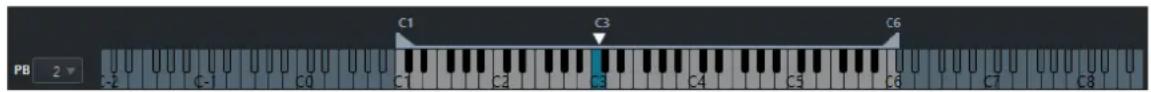 STEINBERG Cubase Elements 10.5 - Section du clavier - 1
