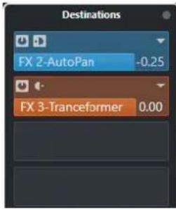 STEINBERG Cubase Elements 10.5 - Configurations de voie - Destinations - 1
