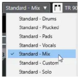 STEINBERG Cubase Elements 10.5 - Prérglages d'algorithmme - 1