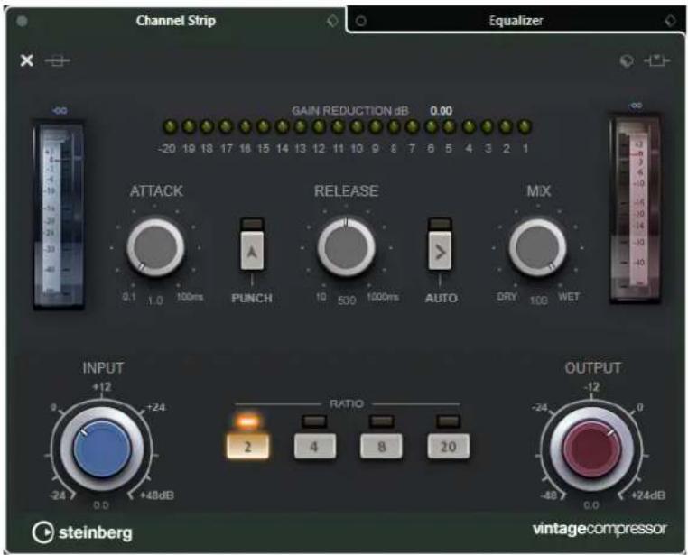 STEINBERG Cubase Elements 10.5 - VintageCompressor - Affichage détaillé - 1
