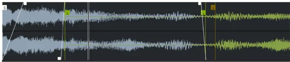 STEINBERG Cubase Elements 10.5 - Graphique de la forme d'onde - 1