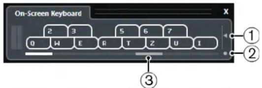 STEINBERG Cubase Elements 10.5 - Options du Clavier à l'écran - 1