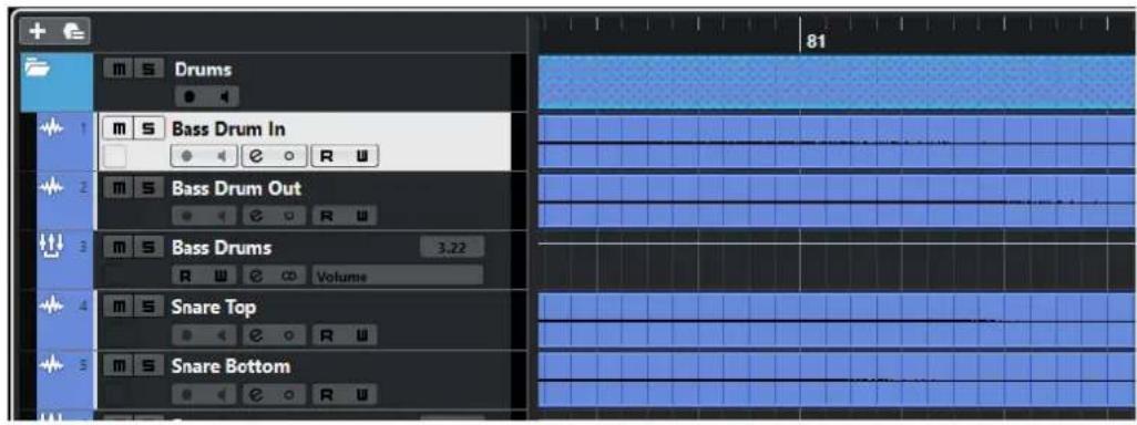STEINBERG Cubase Elements 10.5 - Zone de projet - 1