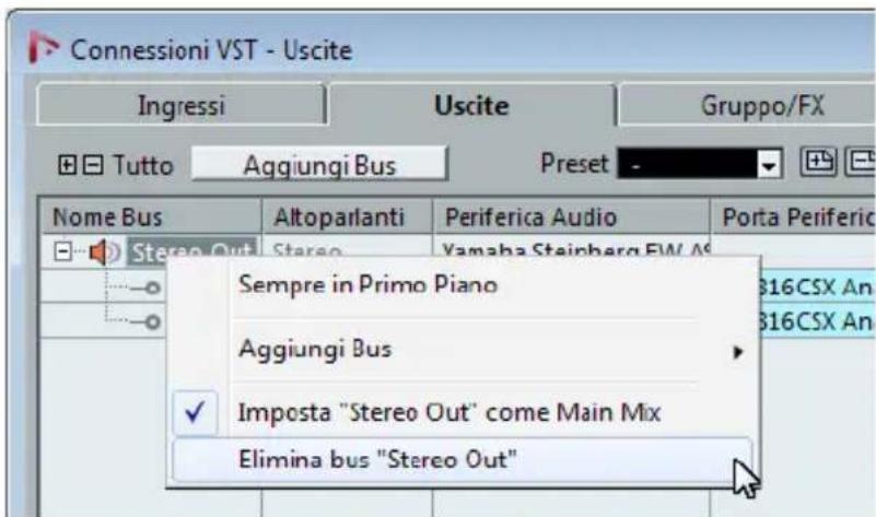 STEINBERG Nuendo 6 - Aggiunta delle uscite - 1