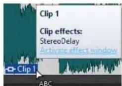 STEINBERG Wavelab Elements 10 - Les effets sur les pistes, les clips et la sortie du montage - 2