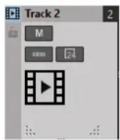 STEINBERG Wavelab Elements 10 - Zone de contrôle des pistes video - 1