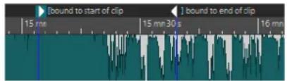 STEINBERG Wavelab Elements 10 - Liaison de clips au montage audio - 1