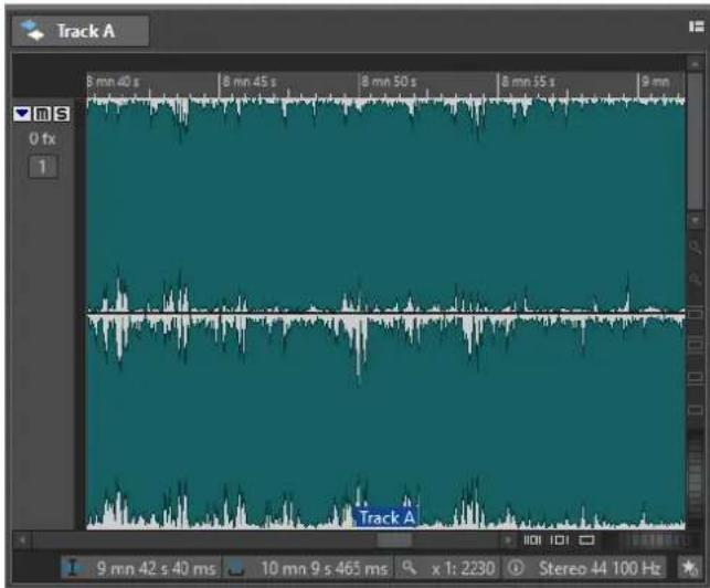 STEINBERG Wavelab Elements 10 - Groupes d'onglets de fichiers avec montages audio - 1