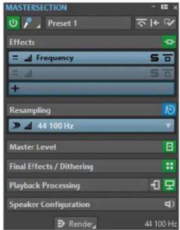 STEINBERG Wavelab Elements 10 - Taux d'échantillonnage du pilote audio - 1