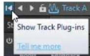 STEINBERG Wavelab Elements 10 - Alterner entre les effets de piste, de clip et de sortie de montage dans les fenêtres des plug-ins - 2