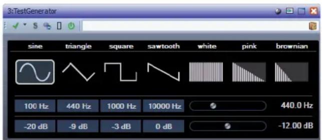 STEINBERG Wavelab 8.5 - TestGenerator - 1