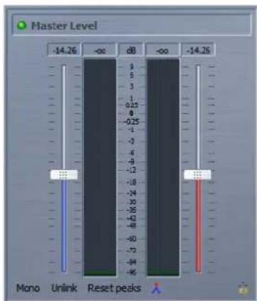 STEINBERG Wavelab 8.5 - Panneau Niveau maitre - 1