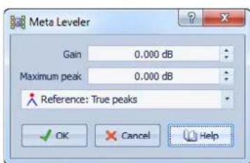 STEINBERG Wavelab 8.5 - Meta Leveler - 1