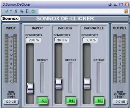 STEINBERG Wavelab 8.5 - Sonnox DeClicker - 1