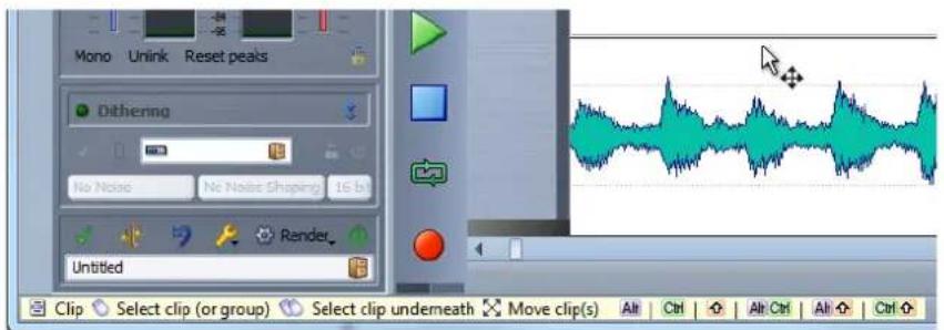 STEINBERG Wavelab 8.5 - Nom du clip - 4