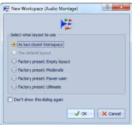 STEINBERG Wavelab 8.5 - Nouvel Espace de travail - 1