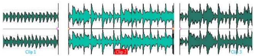 STEINBERG Wavelab 8.5 - A propos des clips - 1