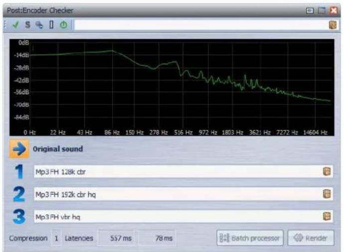 STEINBERG Wavelab 8.5 - Boîte de dialogue Encoder Checker - 1