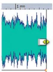 STEINBERG Wavelab 8.5 - Redimensionnement de clips avec une source audio liée - 1