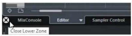 STEINBERG Cubase Pro 9.5 - Zone inférieure - 3