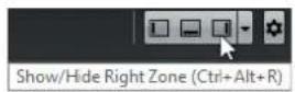 STEINBERG Cubase Pro 9.5 - Zone droite - 1