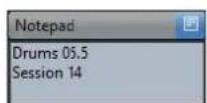 STEINBERG Cubase Pro 9.5 - Bloc-notes - 1