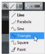 STEINBERG Cubase Pro 9.5 - Modes de l'outil Ligne - 1