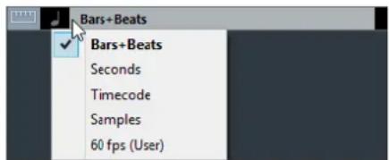 STEINBERG Cubase Pro 9.5 - Commandes de la piste Règle - 1